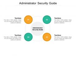 Administrator security guide ppt powerpoint presentation file graphics download cpb