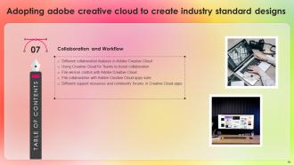 Adopting Adobe Creative Cloud To Create Industry Standard Designs TC CD Multipurpose