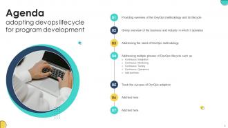 Adopting Devops Lifecycle For Program Development Powerpoint Presentation Slides Images Engaging