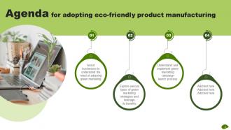 Adopting Eco Friendly Product Manufacturing MKT CD V Graphical Customizable