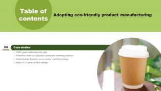 Adopting Eco Friendly Product Manufacturing MKT CD V Colorful Researched
