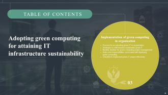 Adopting Green Computing For Attaining IT Infrastructure Sustainability Complete Deck Image Aesthatic