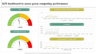 Adopting Green Computing For Attaining Kpi Dashboard To Assess Green