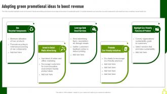 Adopting Green Promotional Ideas Green Advertising Campaign Launch Process MKT SS V