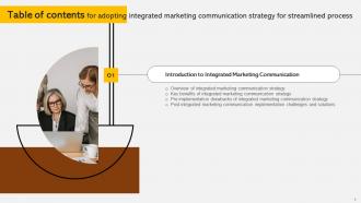 Adopting Integrated Marketing Communication Strategy For Streamlined Process MKT CD V Ideas Aesthatic