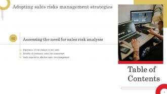 Adopting Sales Risks Management Strategies Powerpoint Presentation Slides Editable Multipurpose