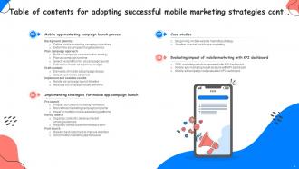Adopting Successful Mobile Marketing Strategies Powerpoint Presentation Slides MKT CD Engaging Visual