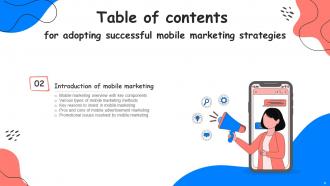 Adopting Successful Mobile Marketing Strategies Powerpoint Presentation Slides MKT CD Slides Appealing