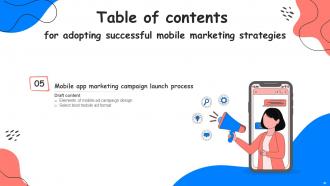 Adopting Successful Mobile Marketing Strategies Powerpoint Presentation Slides MKT CD Slides Informative