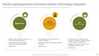 Adopting The Latest Garment Industry Trends Sustainable Clothes Production Complete Deck Impressive Visual