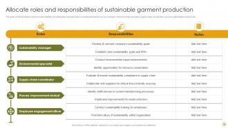 Adopting The Latest Garment Industry Trends Sustainable Clothes Production Complete Deck Ideas Appealing