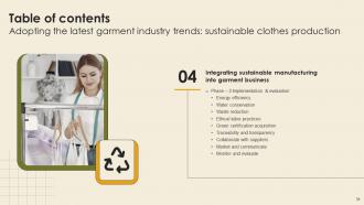 Adopting The Latest Garment Industry Trends Sustainable Clothes Production Complete Deck Best Appealing