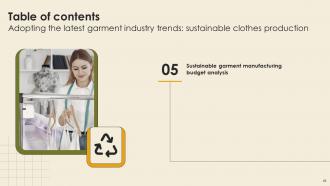 Adopting The Latest Garment Industry Trends Sustainable Clothes Production Complete Deck Designed Appealing