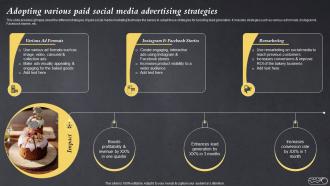 Adopting Various Paid Social Media Advertising Strategies Efficient Bake Shop MKT SS V