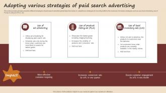 Adopting Various Strategies Of Paid Search Advertising Streamlined Advertising Plan