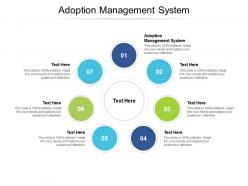 Adoption management system ppt powerpoint presentation model mockup cpb