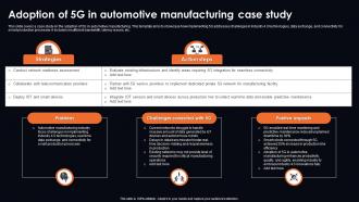 Adoption Of 5g In Automotive Manufacturing Case Study