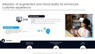 Adoption Of Augmented And Virtual Reality For Enhanced Digital Transformation With AI DT SS
