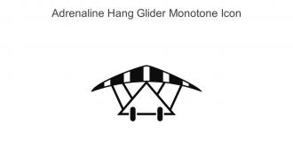 Adrenaline Hang Glider Monotone Icon In Powerpoint Pptx Png And Editable Eps Format