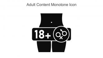 Adult Content Monotone Icon In Powerpoint Pptx Png And Editable Eps Format