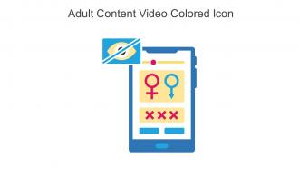 Adult Content Video Colored Icon In Powerpoint Pptx Png And Editable Eps Format