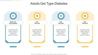 Adults Get Type Diabetes In Powerpoint And Google Slides Cpb