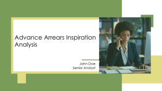 Advance Arrears Inspiration Analysis PPT Template AT