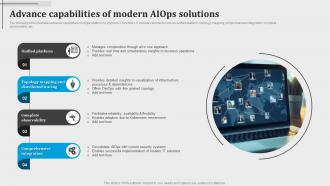 Advance Capabilities Of Modern Aiops Solutions Introduction To Aiops AI SS V