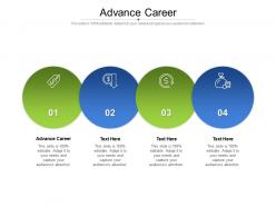 Advance career ppt powerpoint presentation styles file formats cpb