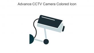 Advance CCTV Camera Colored Icon In Powerpoint Pptx Png And Editable Eps Format