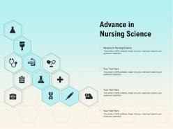 Advance in nursing science ppt powerpoint presentation ideas clipart images