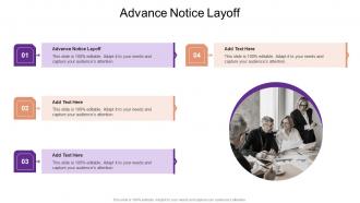 Advance Notice Layoff In Powerpoint And Google Slides Cpb