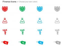 Advance tax payment techniques ppt icons graphics