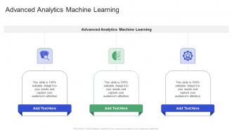 Advanced Analytics Machine Learning In Powerpoint And Google Slides Cpb