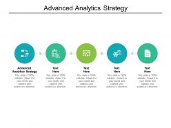 Advanced analytics strategy ppt powerpoint presentation professional grid cpb