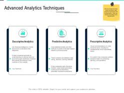 Advanced analytics techniques data integration ppt powerpoint show icon