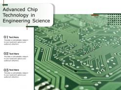 Advanced chip technology in engineering science