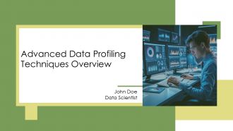 Advanced Data Profiling Techniques Overview PPT Demonstration AT