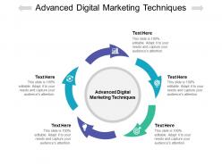 Advanced digital marketing techniques ppt powerpoint presentation show cpb