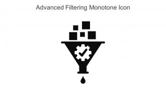 Advanced Filtering Monotone Icon In Powerpoint Pptx Png And Editable Eps Format
