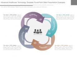 Advanced healthcare technology template powerpoint slide presentation examples