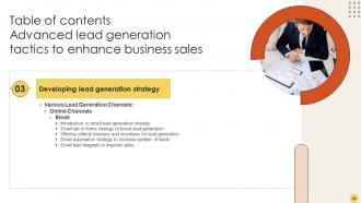 Advanced Lead Generation Tactics To Enhance Business Sales Strategy CD V Engaging Images