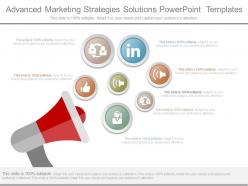 Advanced marketing strategies solutions powerpoint templates