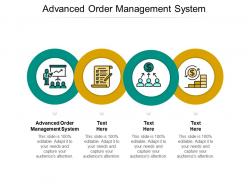 Advanced order management system ppt powerpoint presentation gallery cpb