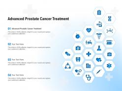 Advanced prostate cancer treatment ppt powerpoint presentation show graphics tutorials