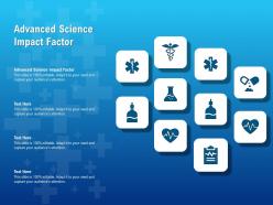 Advanced science impact factor ppt powerpoint presentation file show