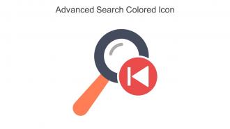 Advanced Search Colored Icon In Powerpoint Pptx Png And Editable Eps Format