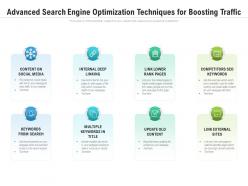 Advanced search engine optimization techniques for boosting traffic