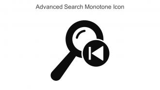 Advanced Search Monotone Icon In Powerpoint Pptx Png And Editable Eps Format