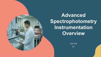 Advanced Spectrophotometry Instrumentation Overview PPT Graphics AT